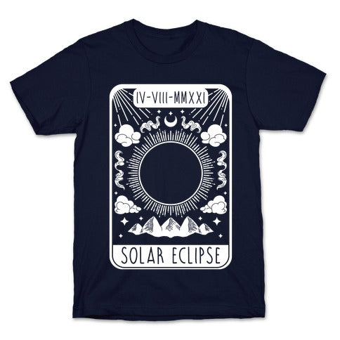 Solar Eclipse 2024 Tarot Card T-Shirt